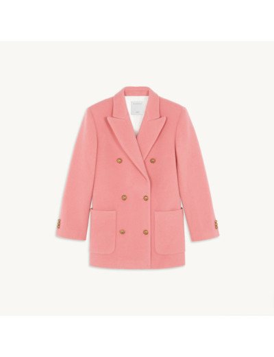 Manteau caban au boutonnage croisé