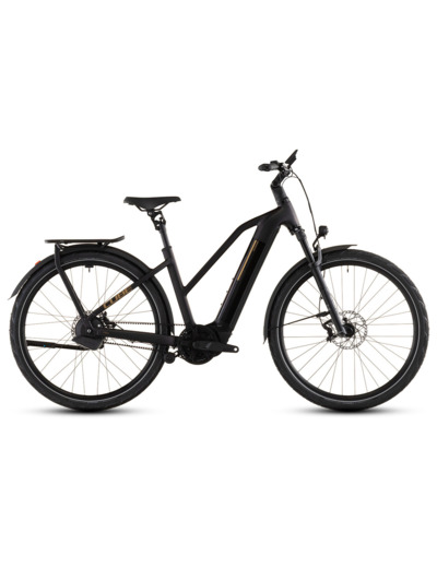 Vélo trekking électrique KATHMANDU HYBRID COMFORT SLX 800 Noir/Or