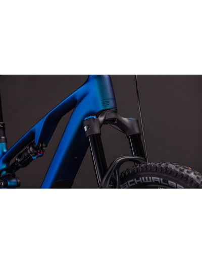 VTT tout suspendu électrique AMS HYBRID ONE44 C:68X SLX 400X Bleu/Noir