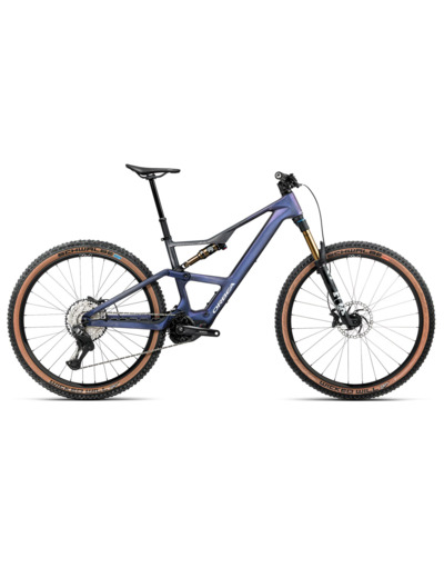 VTT tout suspendu électrique RISE SL M10 630W Tanzanite/Carbone
