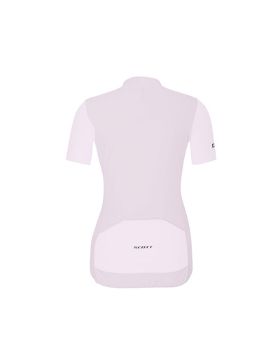 Maillot manches courtes Femme ENDURANCE Rose/Coton Blanc