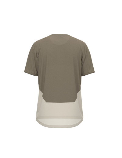 T-shirt manches courtes Homme VERTIC DRI Coton Blanc/Beige