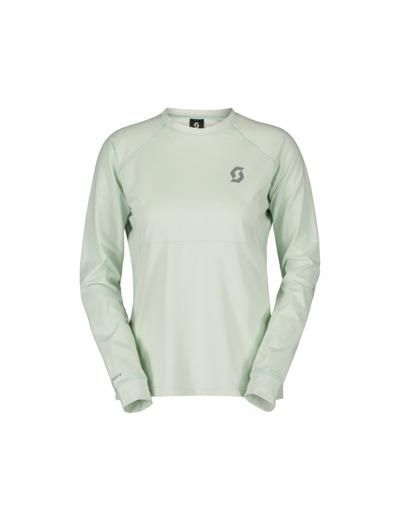 T-shirt manches longues Femme TRAIL STORM WARM LIGHT Vert Frais