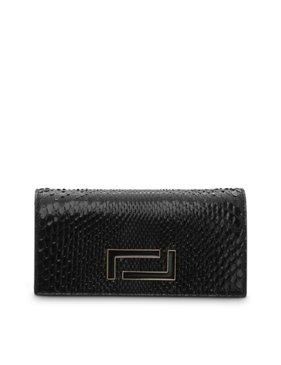 Pia de Lancel - Portefeuille continental dépliant - Noir