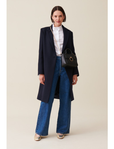 Manteau mi-long tailleur