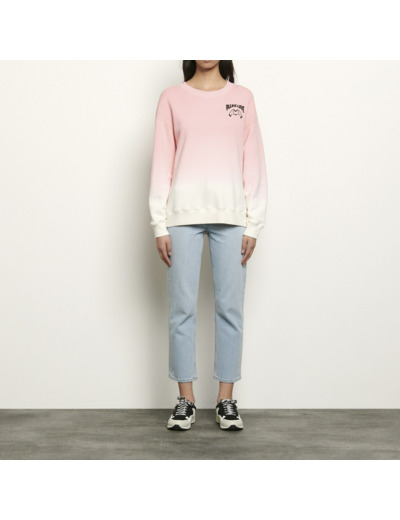 Sweatshirt dégradé avec broderie