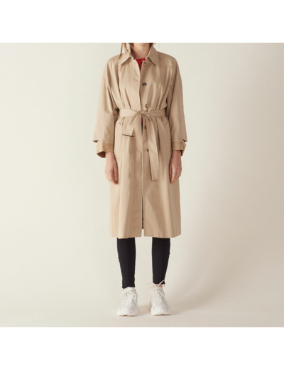Manteau long esprit trench coat