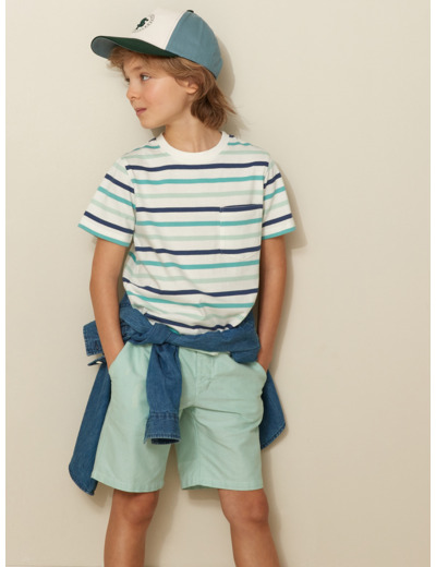 T-SHIRT  RAYE MULTICO