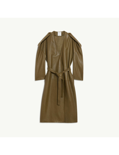 Trench en cuir
