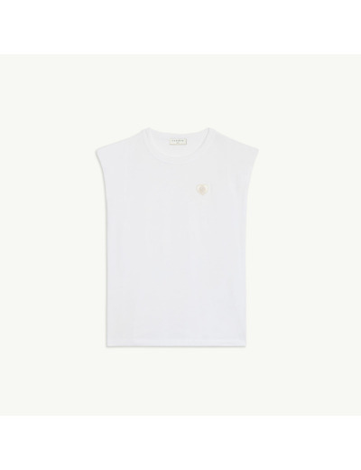 T-shirt sans manches avec patch