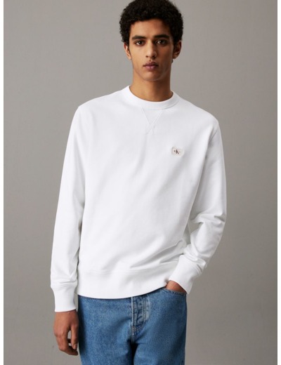 SWEAT-SHIRT À COL ROND EN COTON