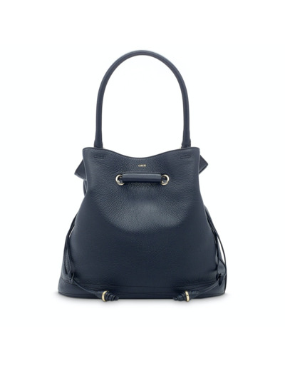 Le Huit de Lancel - Sac seau cabas - Grand modèle - Bleu Marine