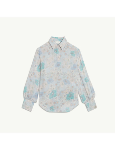 Chemise en voile imprimée