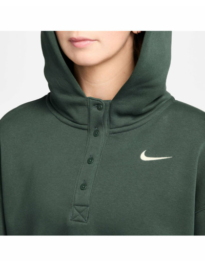 Sweat à capuche Femme W NSW PHNX FLC OS CRP HNLY HDY Vert