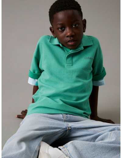 POLO À MANCHES COURTES BOXY