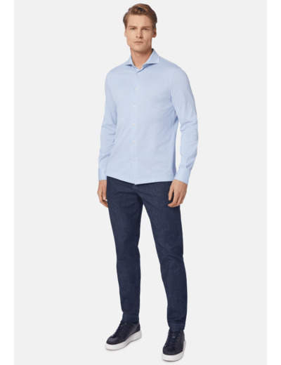 Chemise Polo En Piqué Fil D'Écosse Coupe Slim