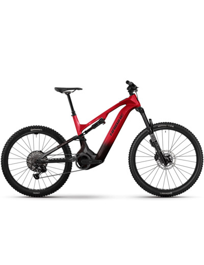 VTT tout suspendu électrique ALLMTN CF 9.5 ABS Rouge/Noir