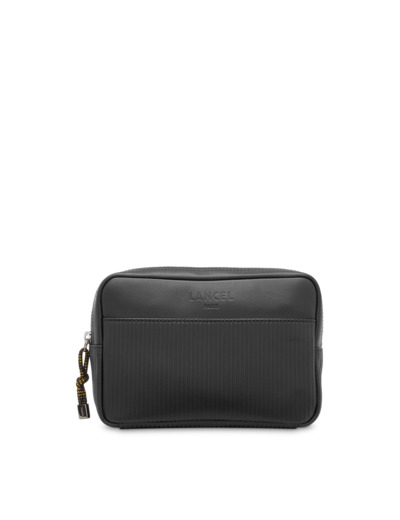 JIMMY CUIR LISSE / CUIR EMBOSSE - Pochette - Noir