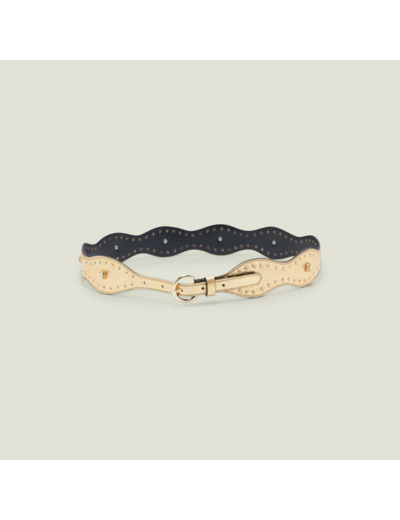 Ceinture dorée ornée de studs