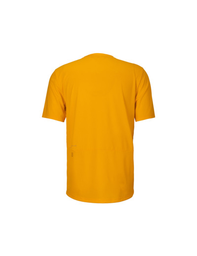 T-shirt manches courtes Homme VERTIC ZIP Orange Brillant