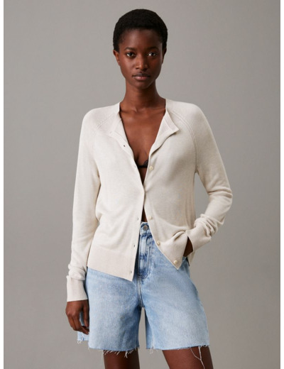 CARDIGAN EN MÉLANGE DE SOIE