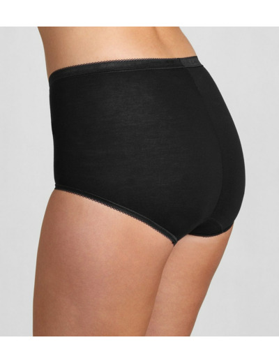 Sloggi Basic - Culotte Maxi Coton - Noir