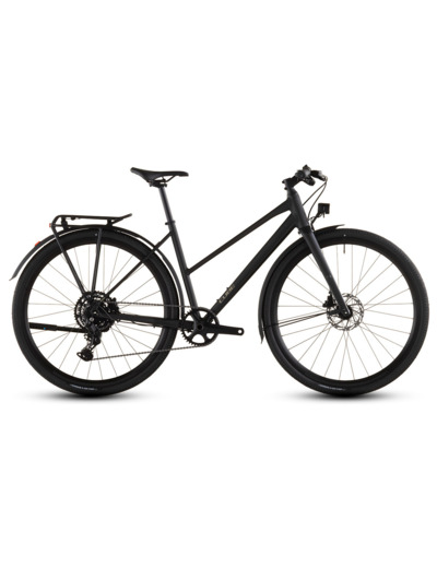 Vélo trekking NULANE PRO FE Gris/Chrome