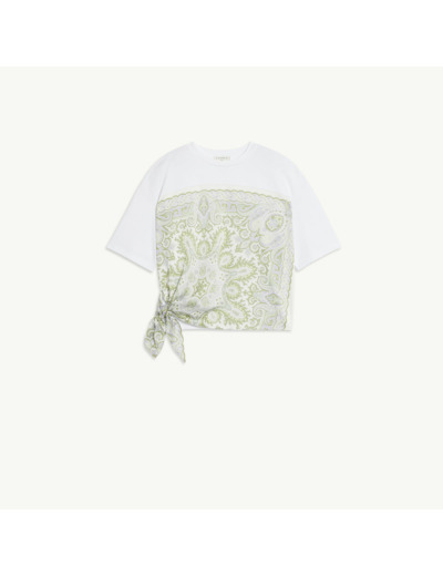 T-shirt avec empiècement imprimé