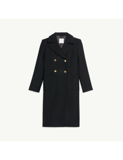 Manteau long en laine