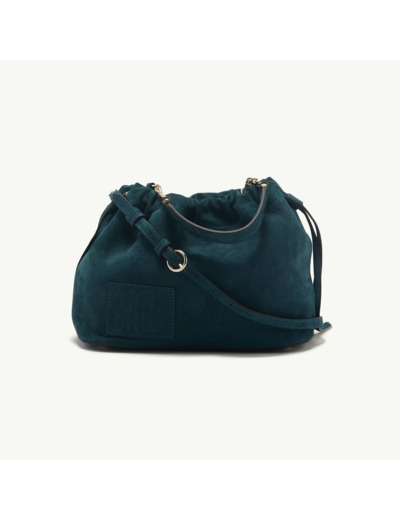 Sac seau en cuir grainé