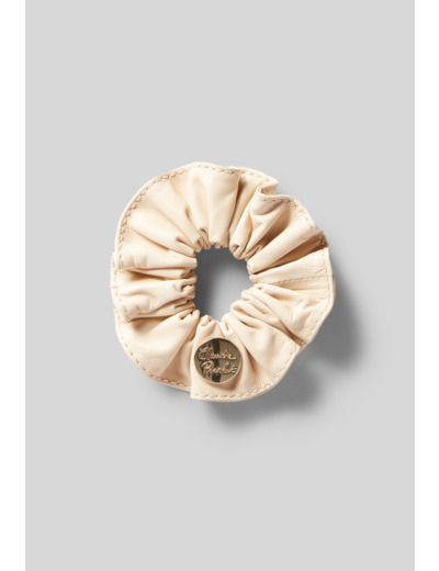 Chouchou cuir avec bijou