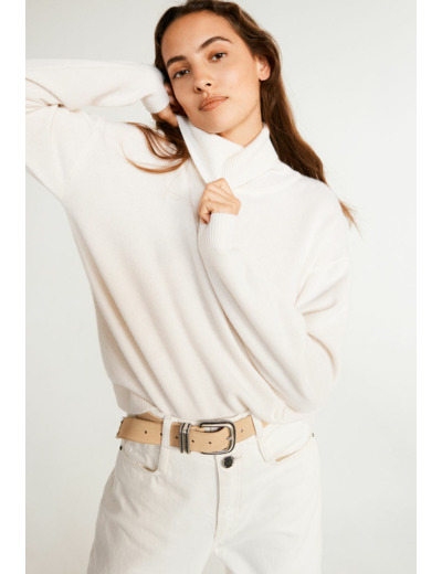 Col roulé 100% cachemire