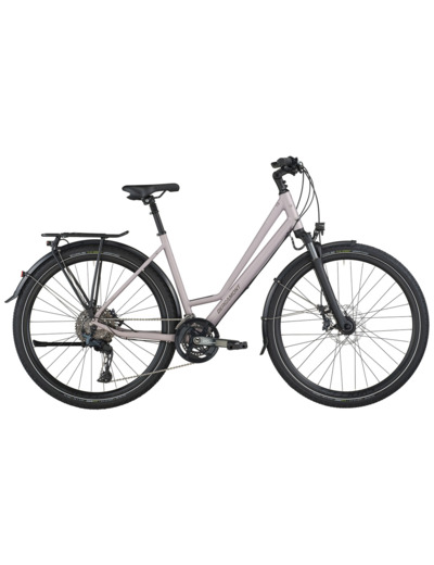 Vélo urbain/trekking VITESS 10 AMSTERDAM Violet/Argent