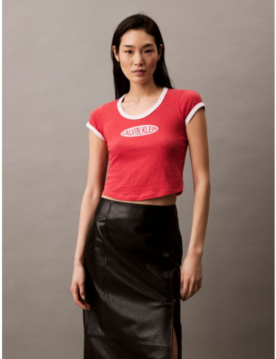 T-SHIRT EN CACHEMIRE AVEC GRAPHISME POUR BÉBÉ