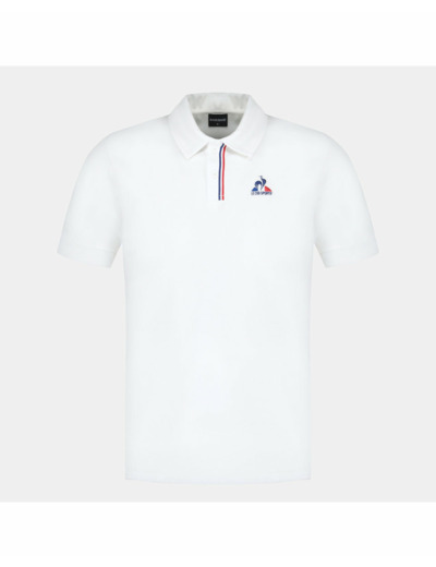 Polo Homme TRICOLORE SP SS N1 M NEW OPTICAL WHITE Blanc