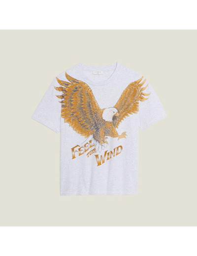 T-shirt over size avec imprimé