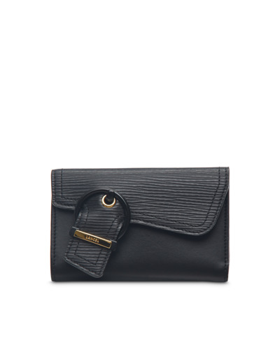 Adèle de Lancel - Portefeuille rectangulaire compact rabat - Moyen modèle - Noir