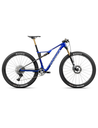 VTT tout suspendu OIZ M-TEAM FACTORY Bleu Cobalt/Carbone