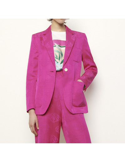 Veste tailleur en jacquard