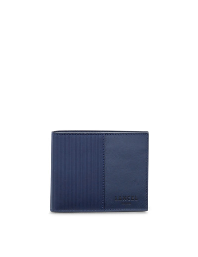 JIMMY CUIR LISSE / CUIR EMBOSSE - Compact - Bleu Petrole