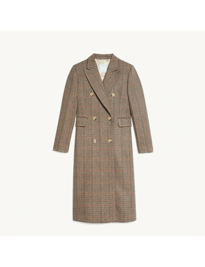 Manteau long en laine