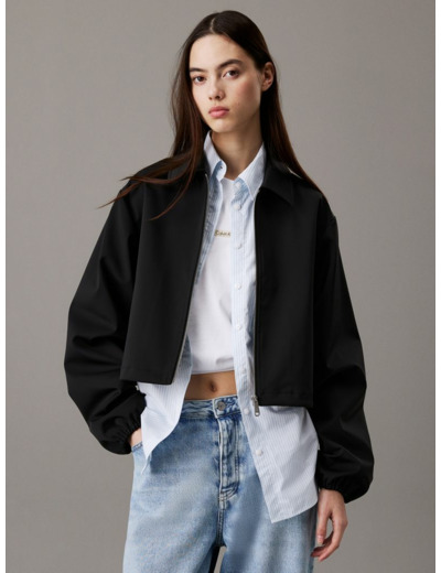 VESTE COURTE À ZIP TECH