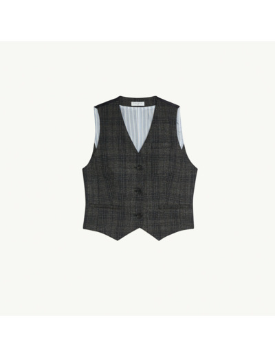Gilet d'homme à carreaux