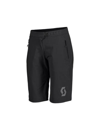 Short Femme TRAIL VERTIC AVEC PEAU Noir