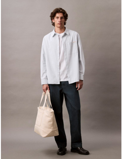 PANTALONS EN LIN ET COTON AVEC COUTURE LATÉRALE