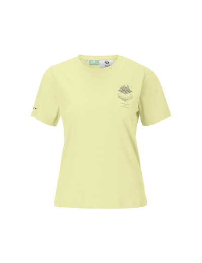 T-shirt manches courtes Femme DEFINED DRI Jaune Pastel