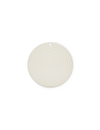 Dessous de plat rond 20cm en silicone meringue