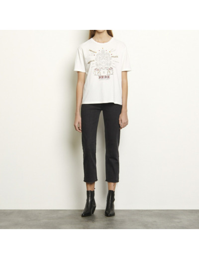 T-shirt à motifs