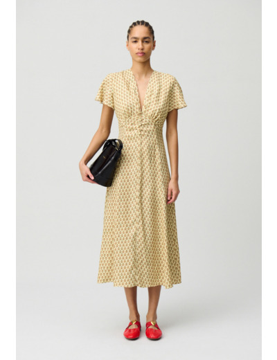 Robe mi-longue