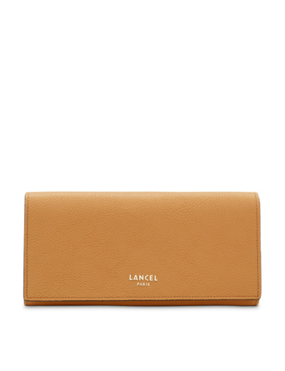Lettrines de Lancel - Portefeuille long rabat - Camel